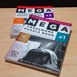 Mega Crossword Puzzle Book Bundle